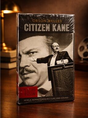 NWT - Sealed Orson 1941 Welles Citizen Kane Movie Black & White VHS Tape